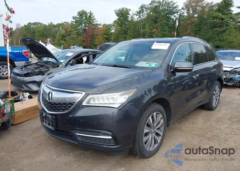 2015 Acura Mdx Technology Package z USA, uszkodzony, nr VIN 5FRYD4H47FB026948